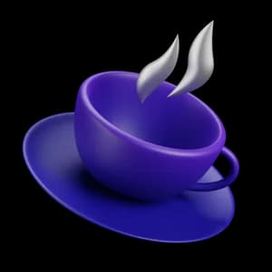 Taza de té 3D para el plan Ilimitado